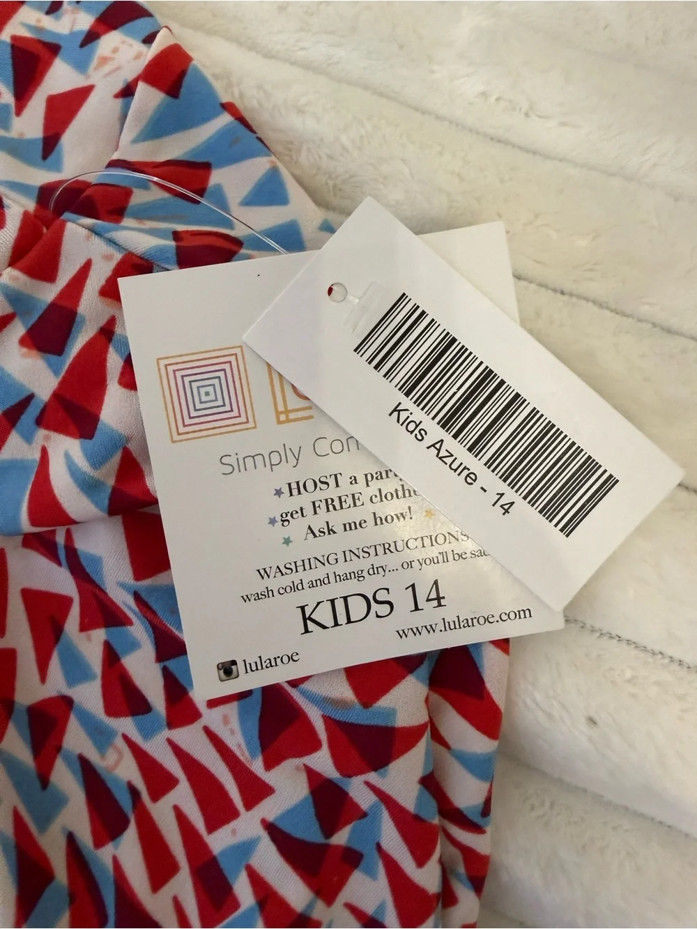 LuLaRoe kids azure